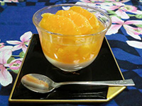 ぽんかんミルクゼリー