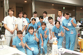 8B病棟:腎透析科、糖・代謝内科、眼科、形成外科、耳鼻咽喉科、皮膚科、救急医学科