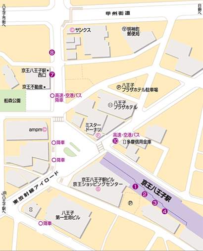 京王八王子駅乗り場